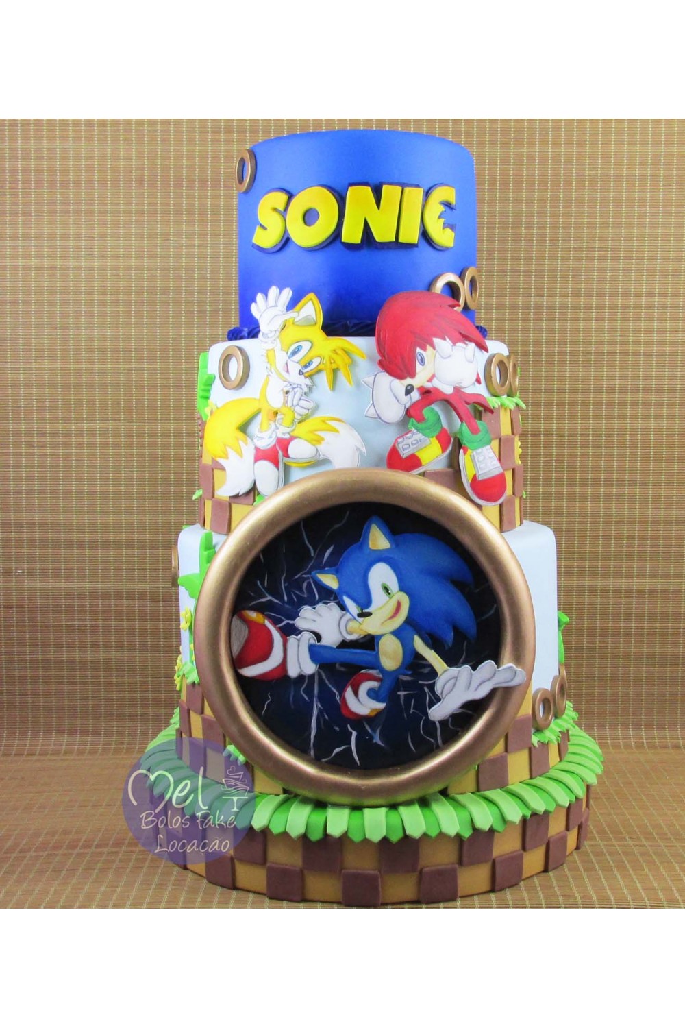 LOCAÇÃO Bolo Fake Sonic